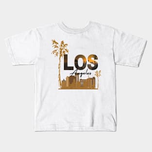 Vintage Los Angeles City Kids T-Shirt